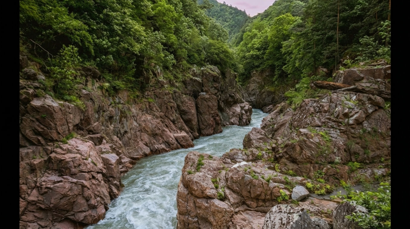 Гранитный каньон — река Белая